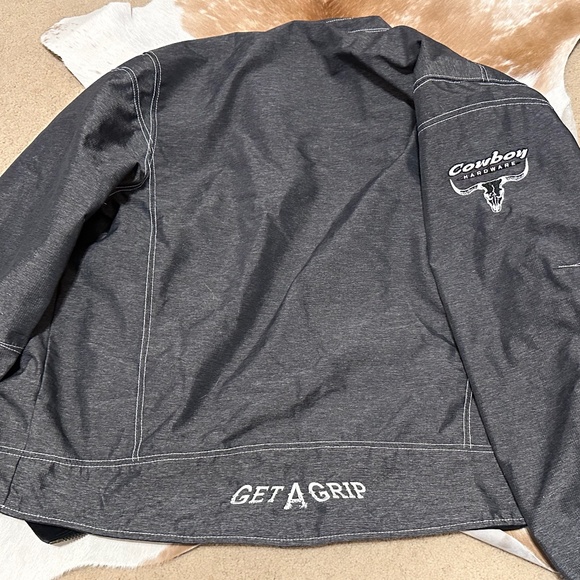 Mens Western Jacket - Cowboy Hardware  Soft Shell Jacket - Size XL - Picture 5 of 5